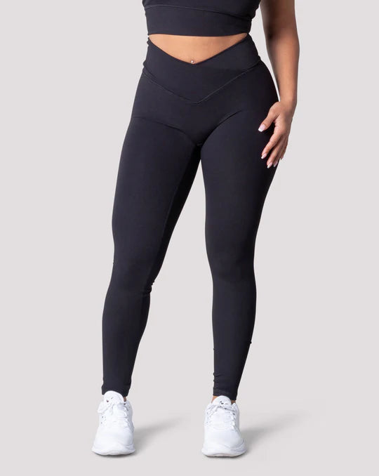 High waisted v cut leggings best sale