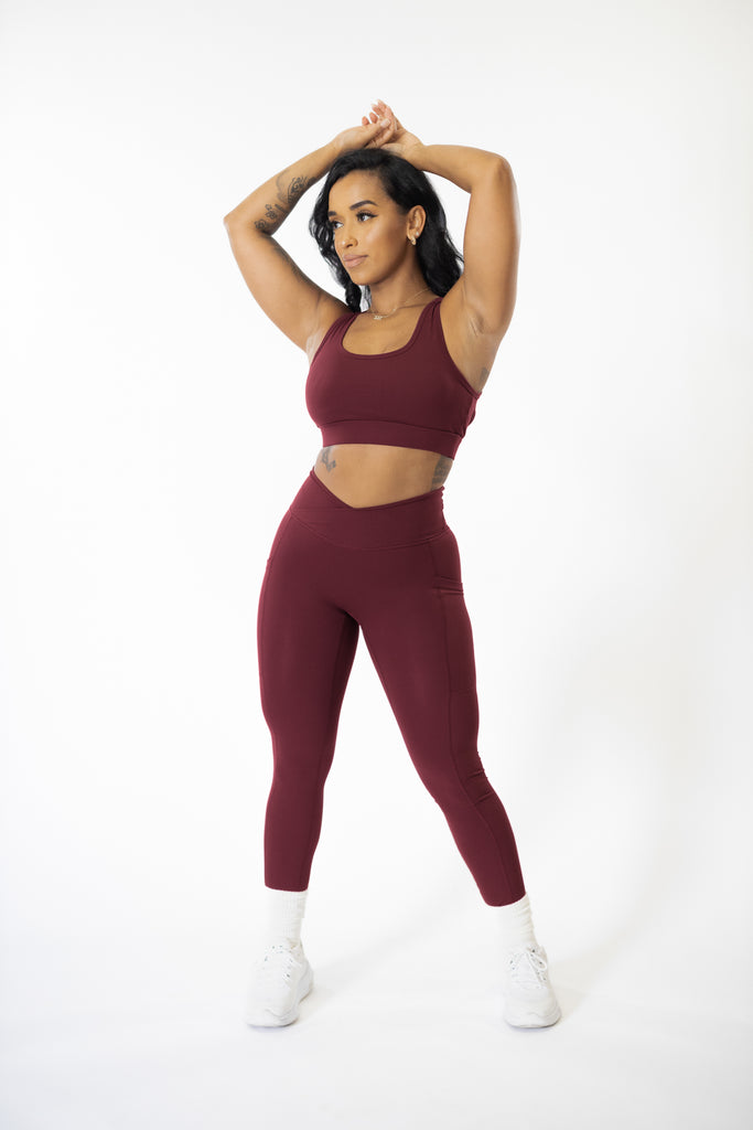 FWA Polyester Spandex Low Waist Classic Leggings – Fit Warriors